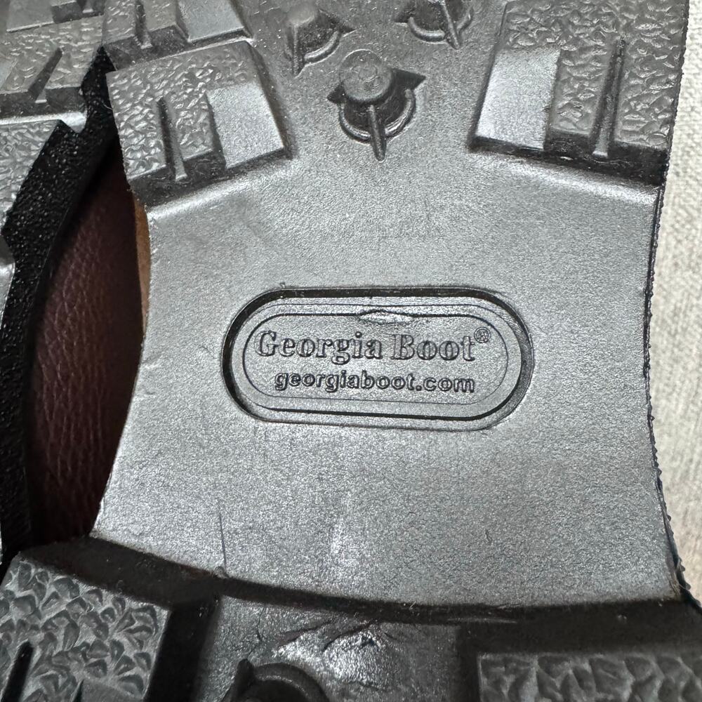 Georgia Boot Homeland Waterproof Wellington Work Boot Brown Men's Sz 13 - Picture 14 of 15